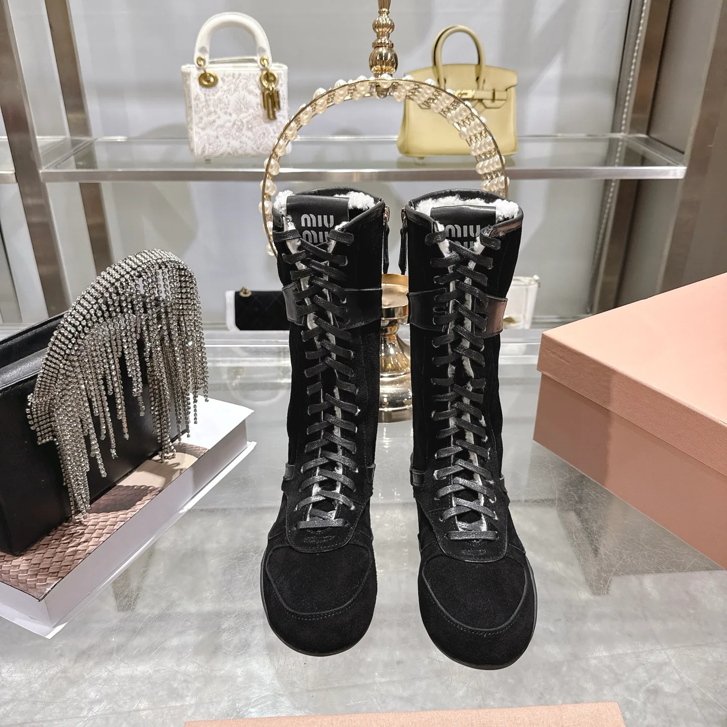 Сапоги Женские Miu Miu 347786