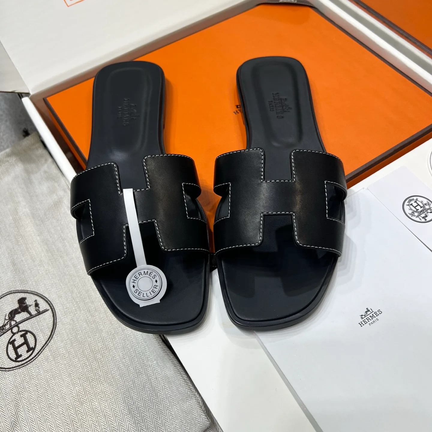 Шлепанцы Женские Hermes 5156566