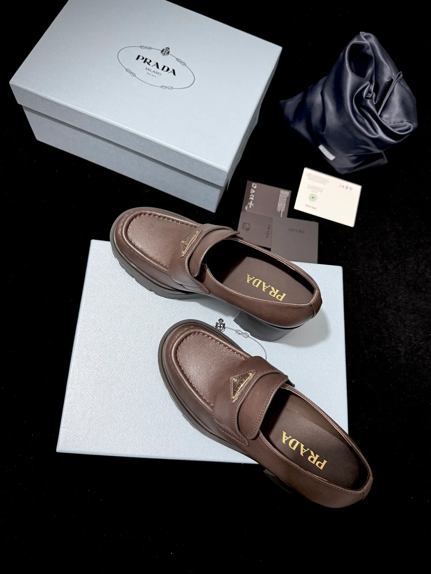 Лоферы И Мокасины Женские Prada 18110405