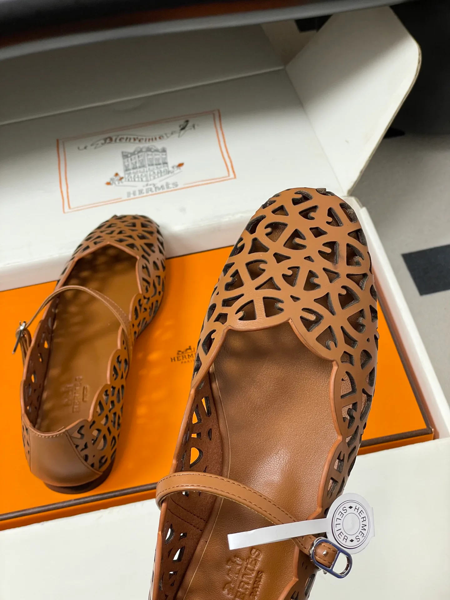 Балетки Женские Hermes 17558036
