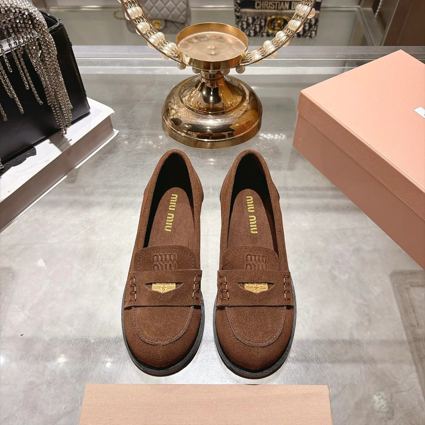Лоферы И Мокасины Женские Miu Miu 19685802