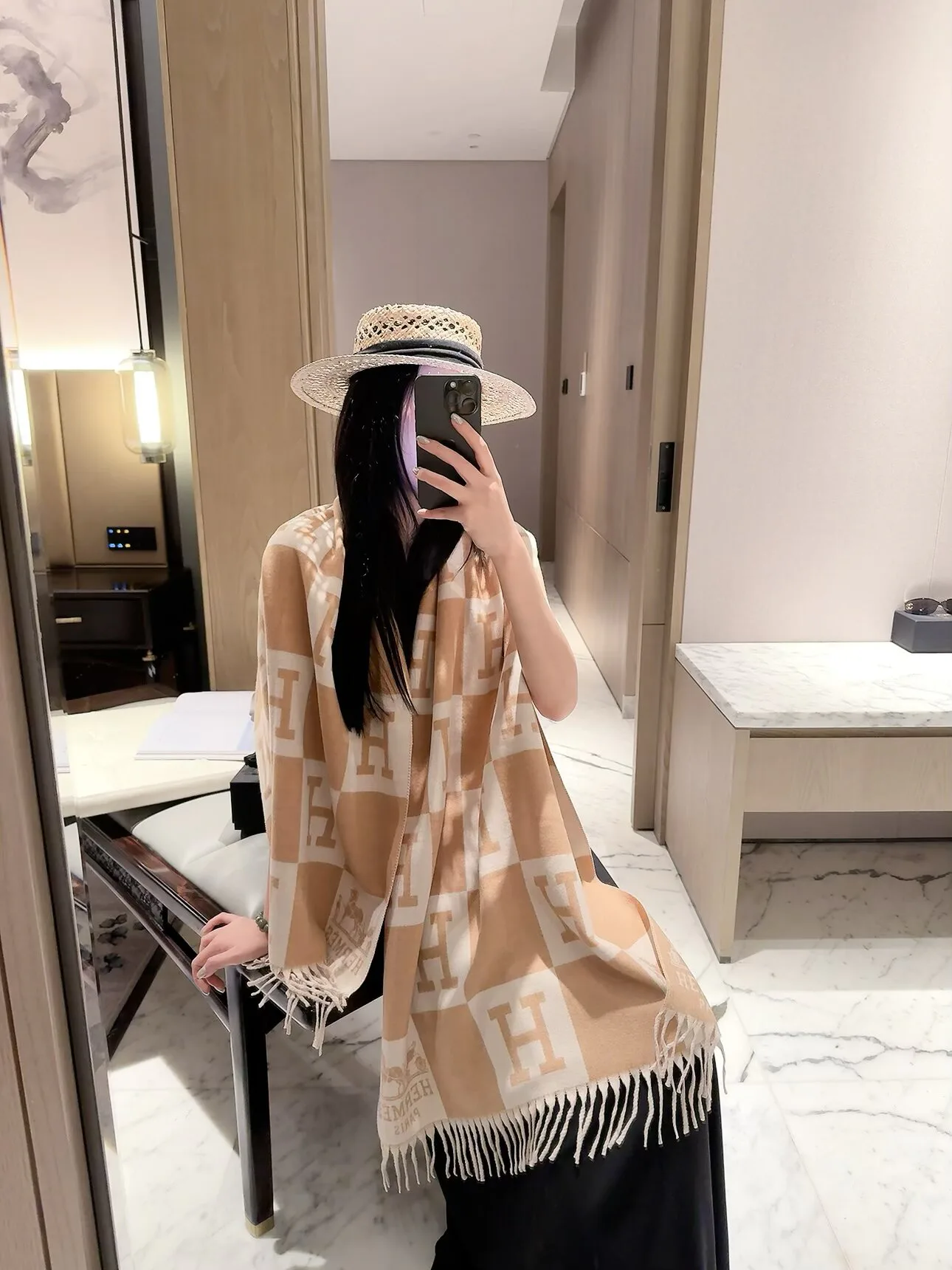 Шарфы Hermes 18598290