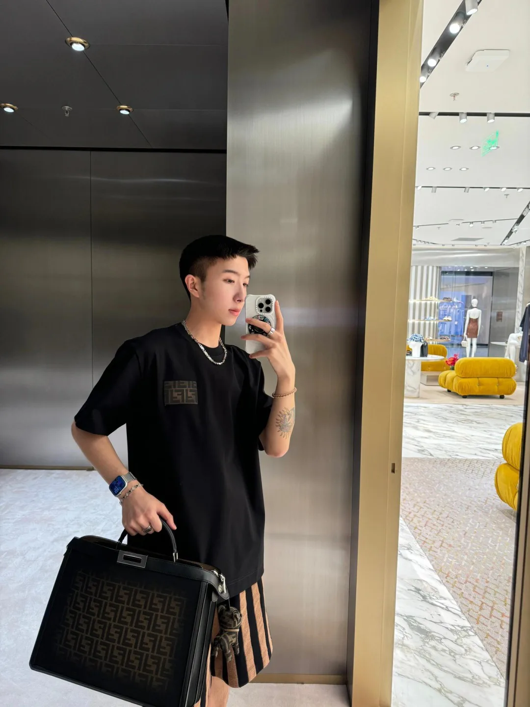 Футболки Мужские Fendi 3478336