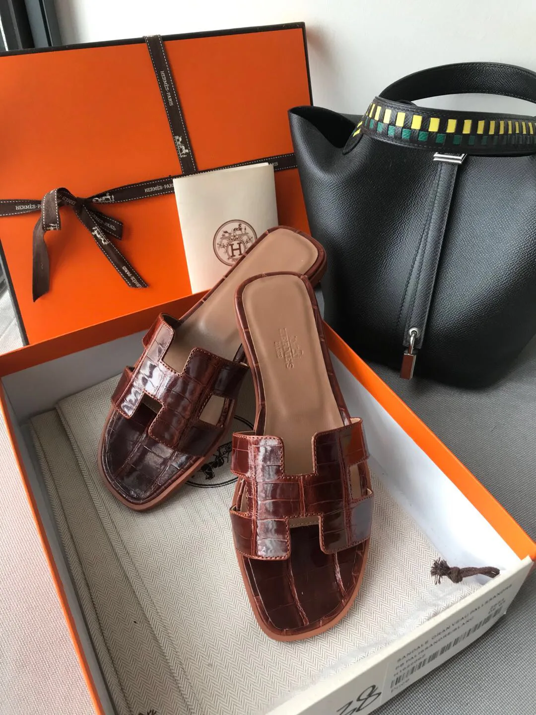 Шлепанцы Женские Hermes 3967597