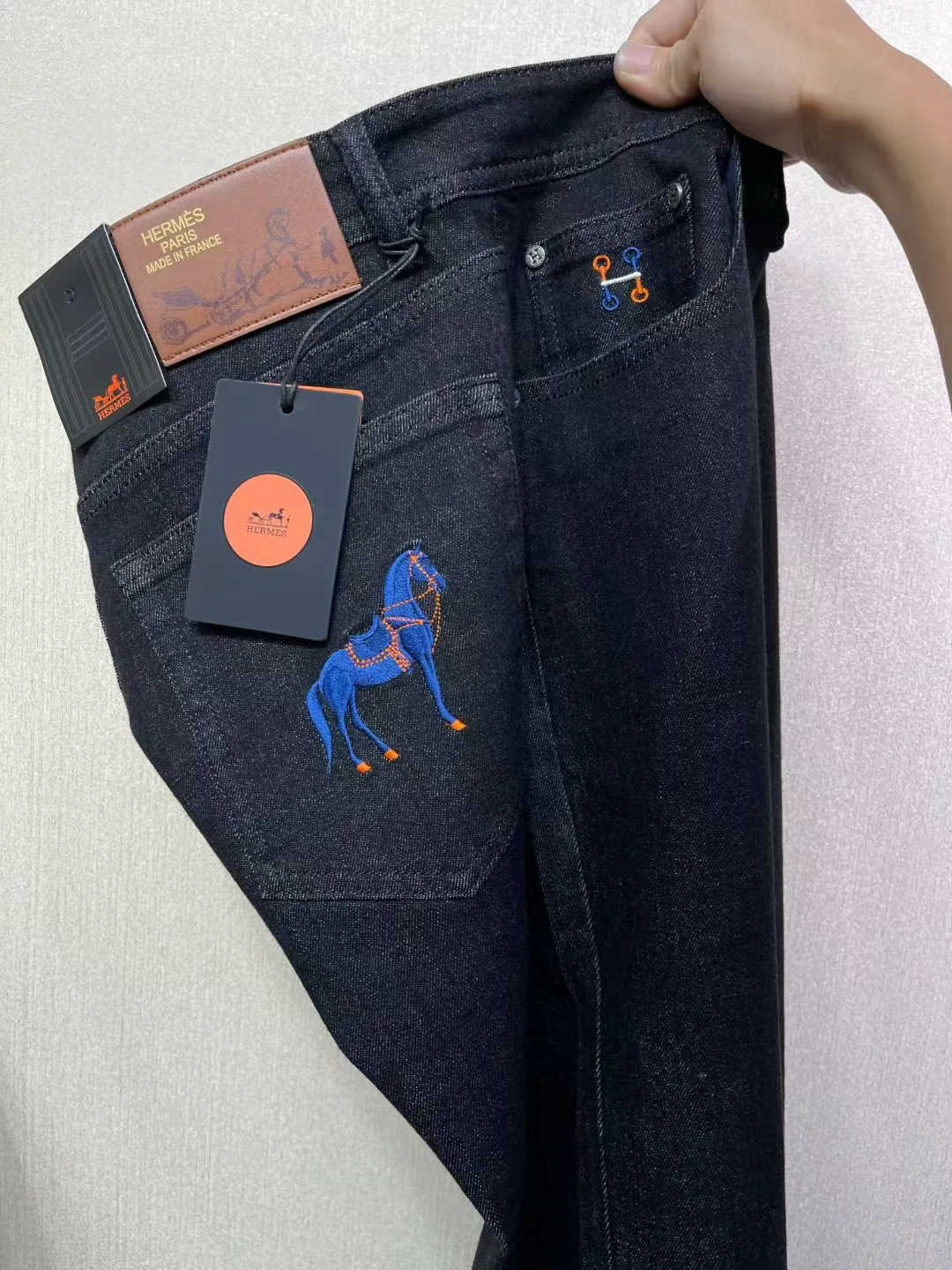 Джинсы Мужские Hermes 4890393