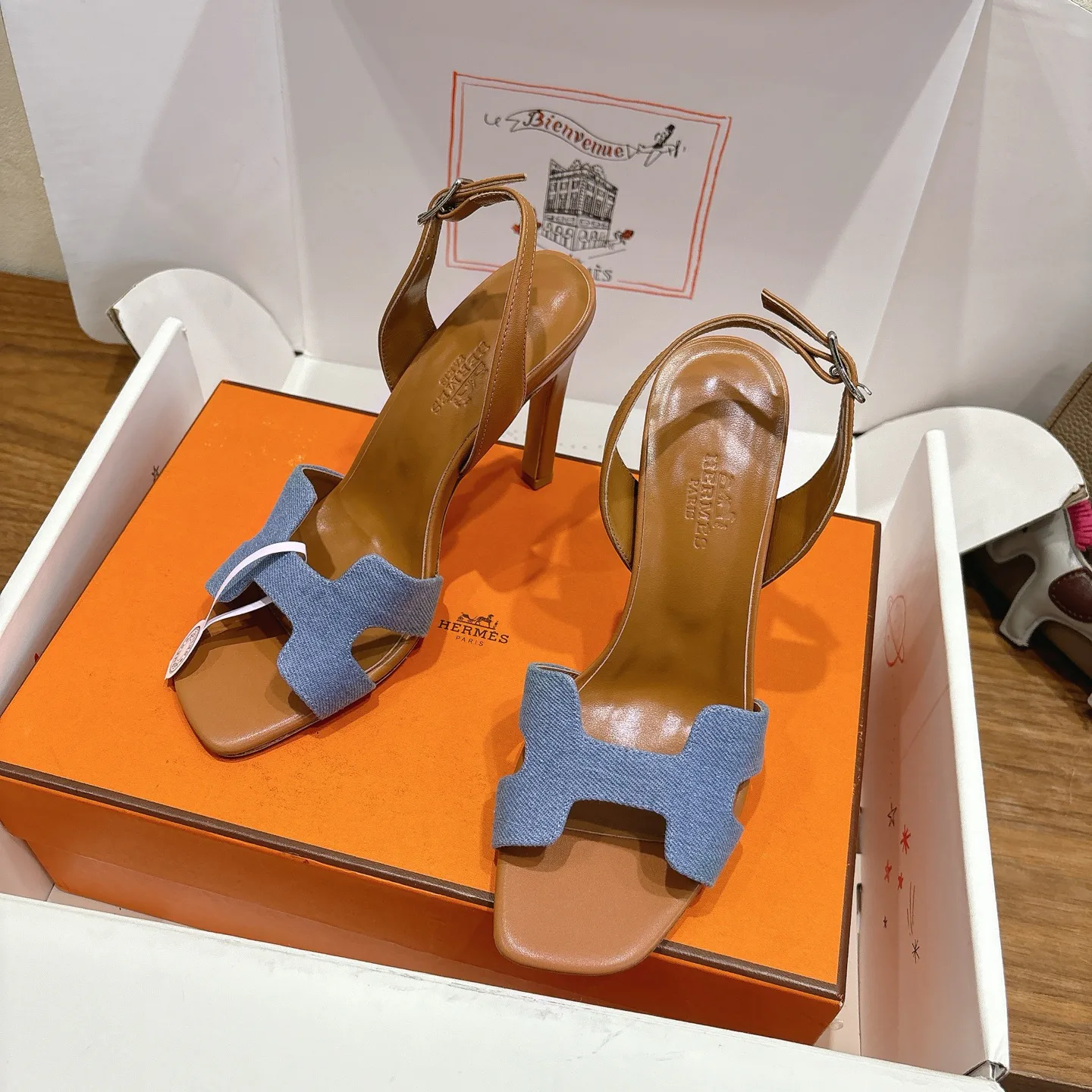 Босоножки Женские Hermes 2959631