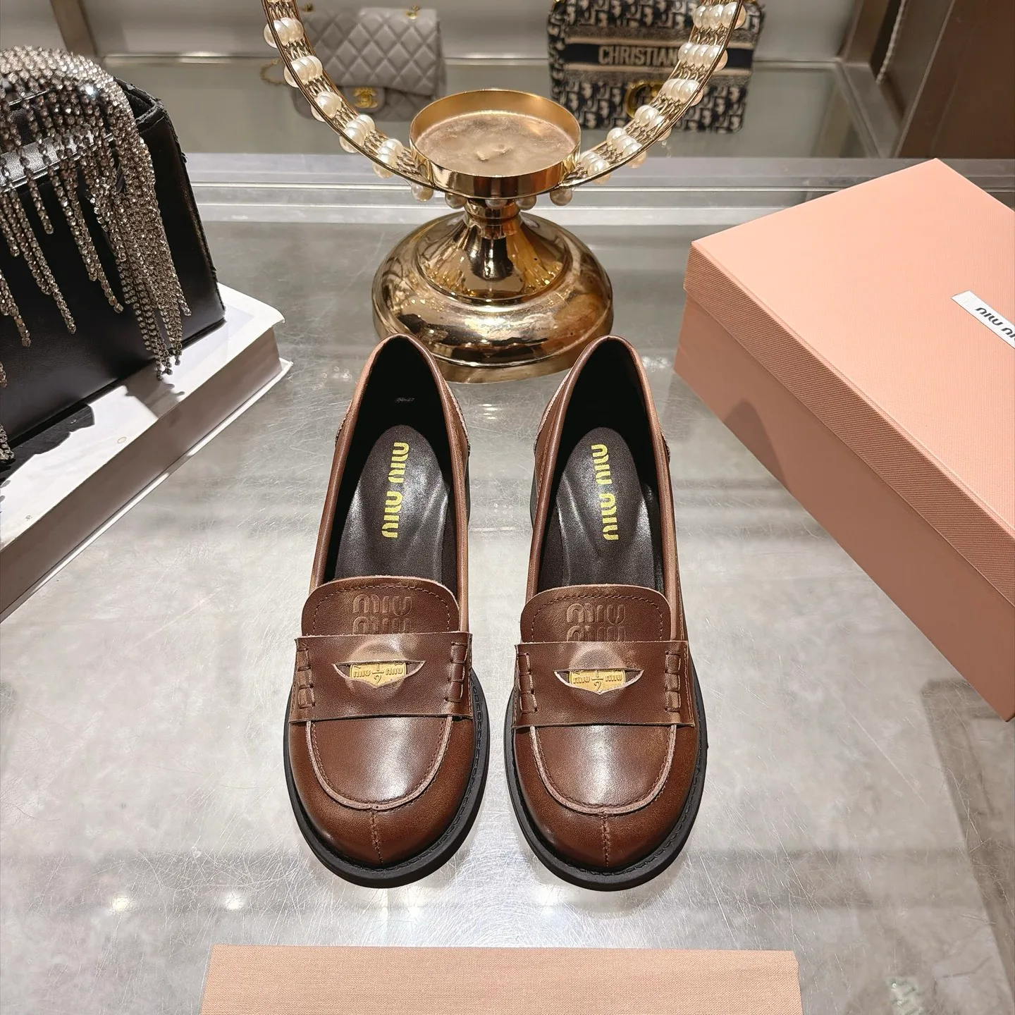 Лоферы И Мокасины Женские Miu Miu 19685815