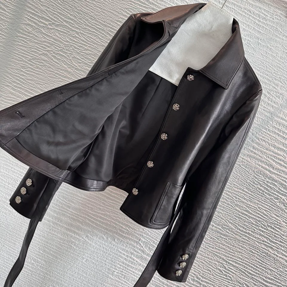 Кожаные Куртки И Дублёнки Женские Chanel 18497459
