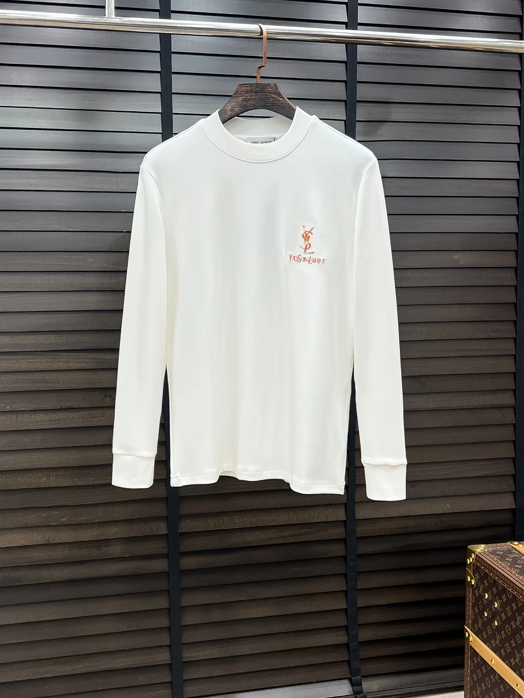 Лонгсливы Мужские Saint Laurent 658302