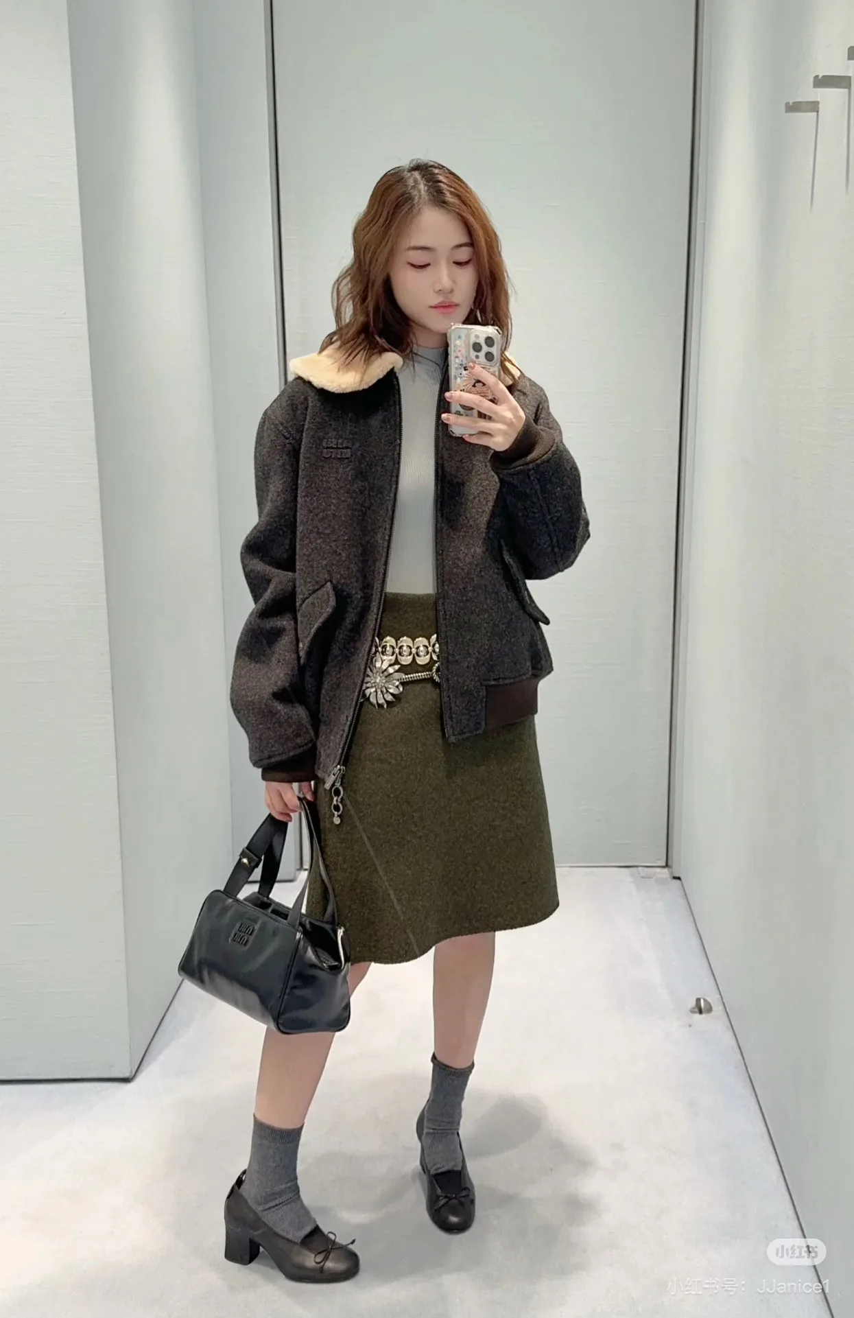 Куртки И Пуховики Женские Miu Miu 19583005