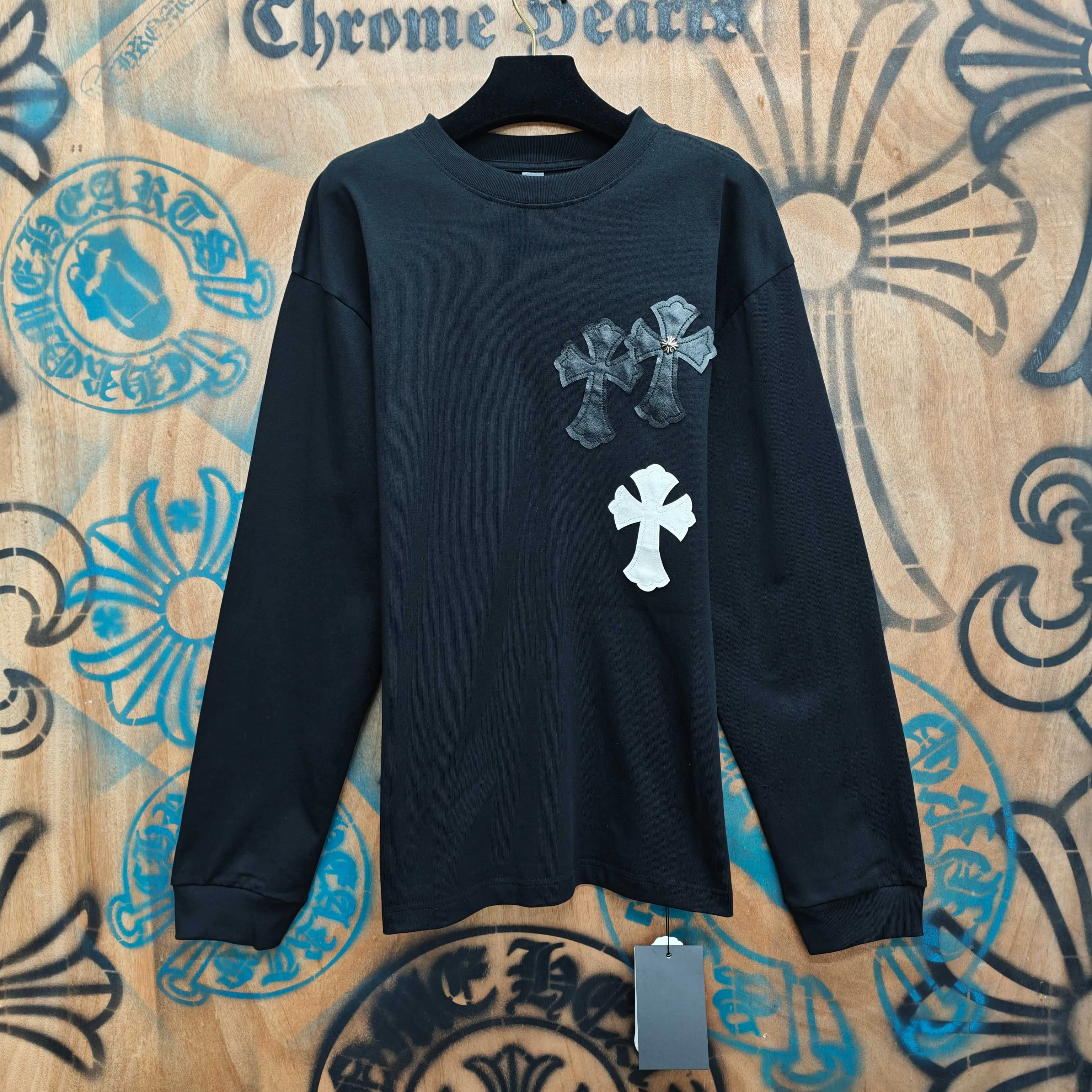 Лонгсливы Мужские Chrome Hearts 13311033