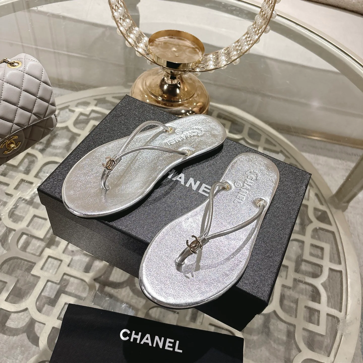 Шлепанцы Женские Chanel 11616665