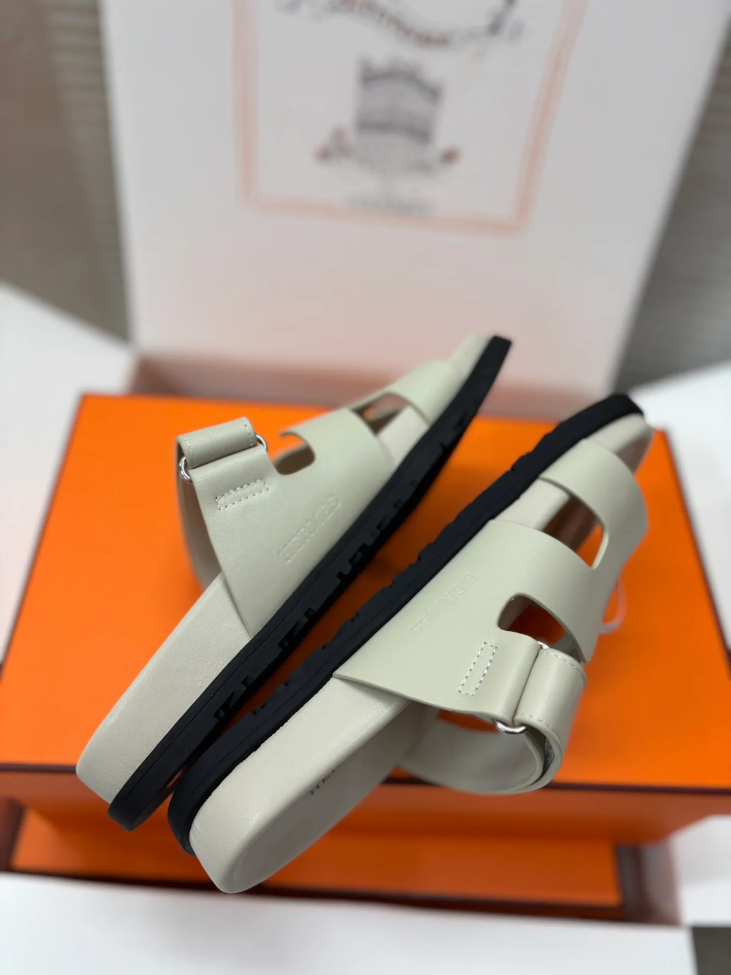 Шлепанцы Женские Hermes 15659