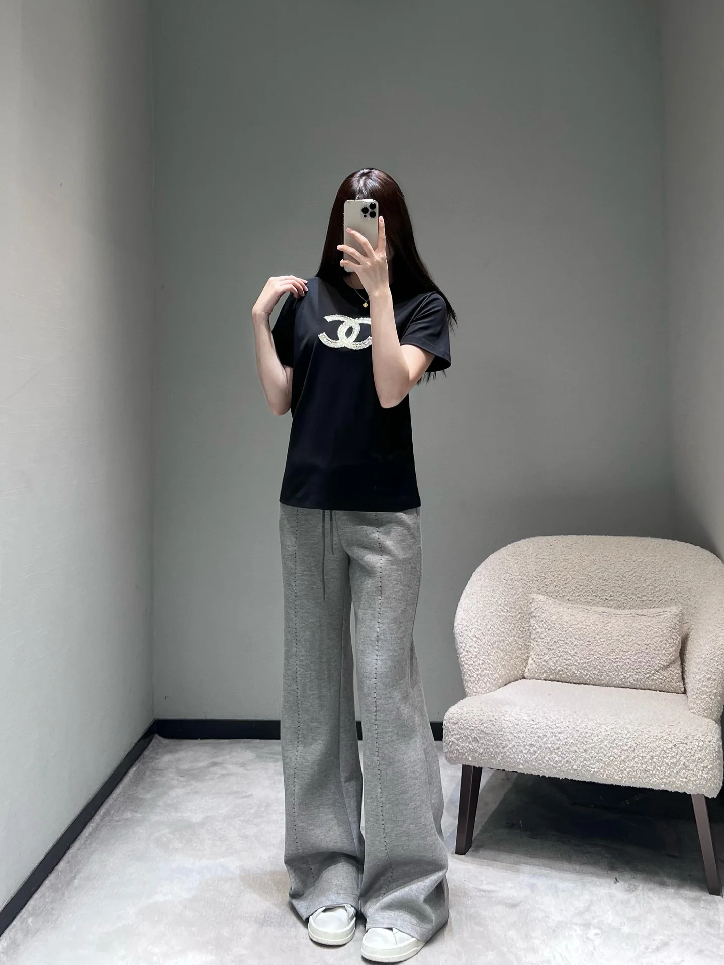 Футболки Женские Chanel 5296087