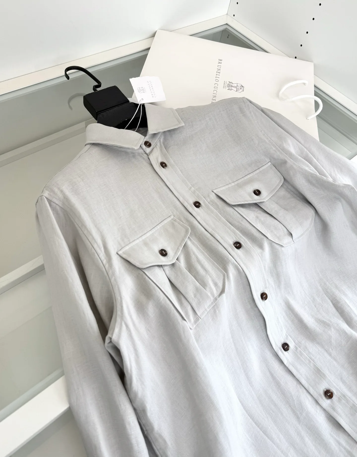 Рубашки Мужские Brunello Cucinelli 13428287