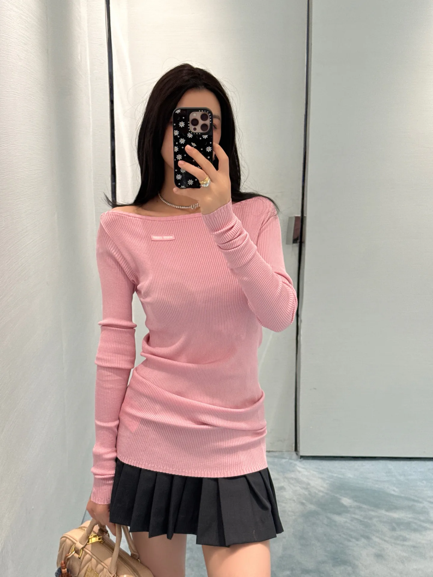 Лонгсливы Женские Miu Miu 6617536