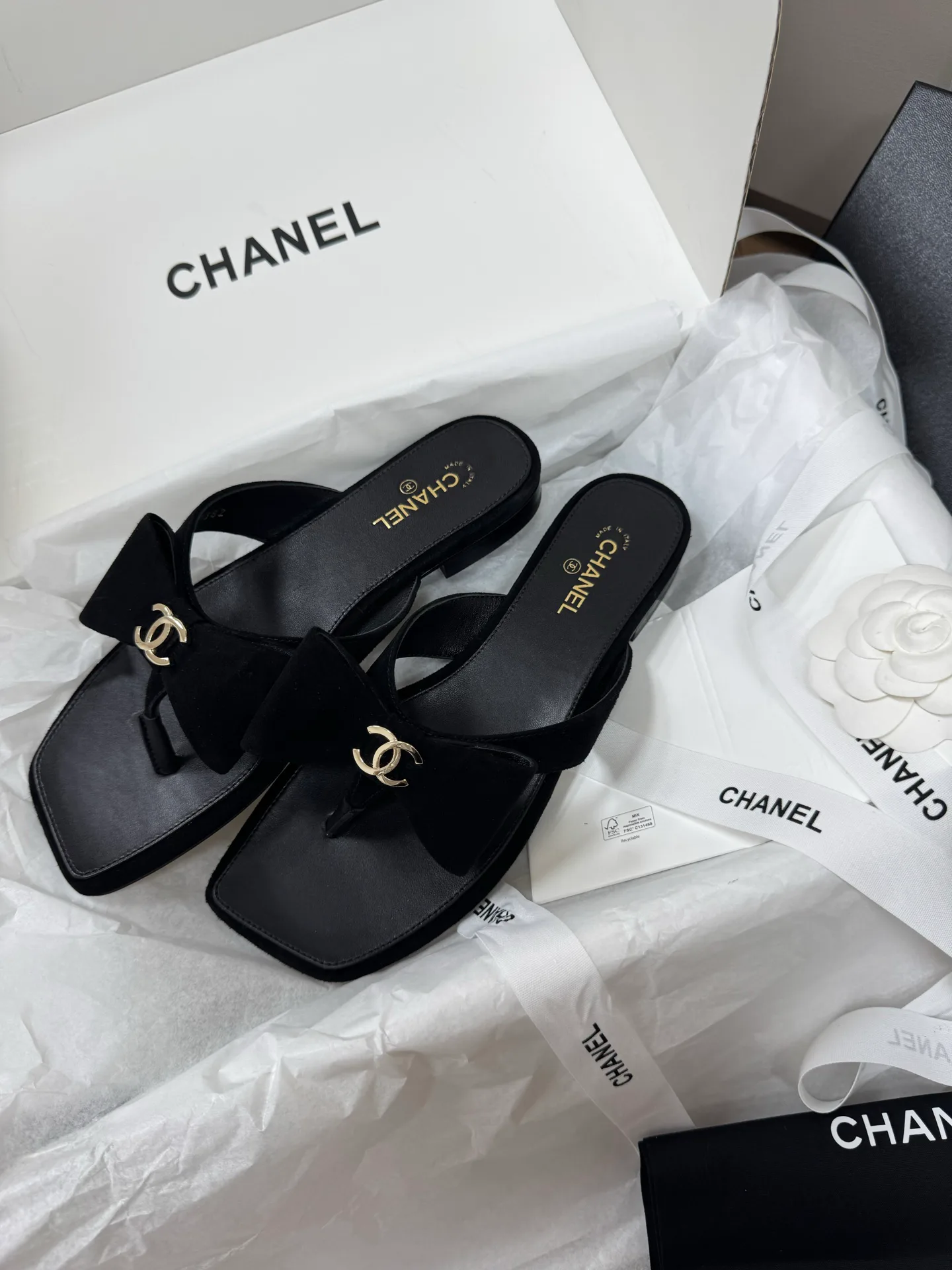 Шлепанцы Женские Chanel 17418253