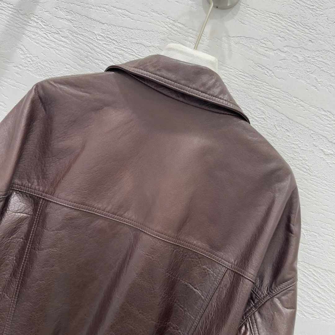 Кожаные Куртки И Дублёнки Женские Brunello Cucinelli 13431936