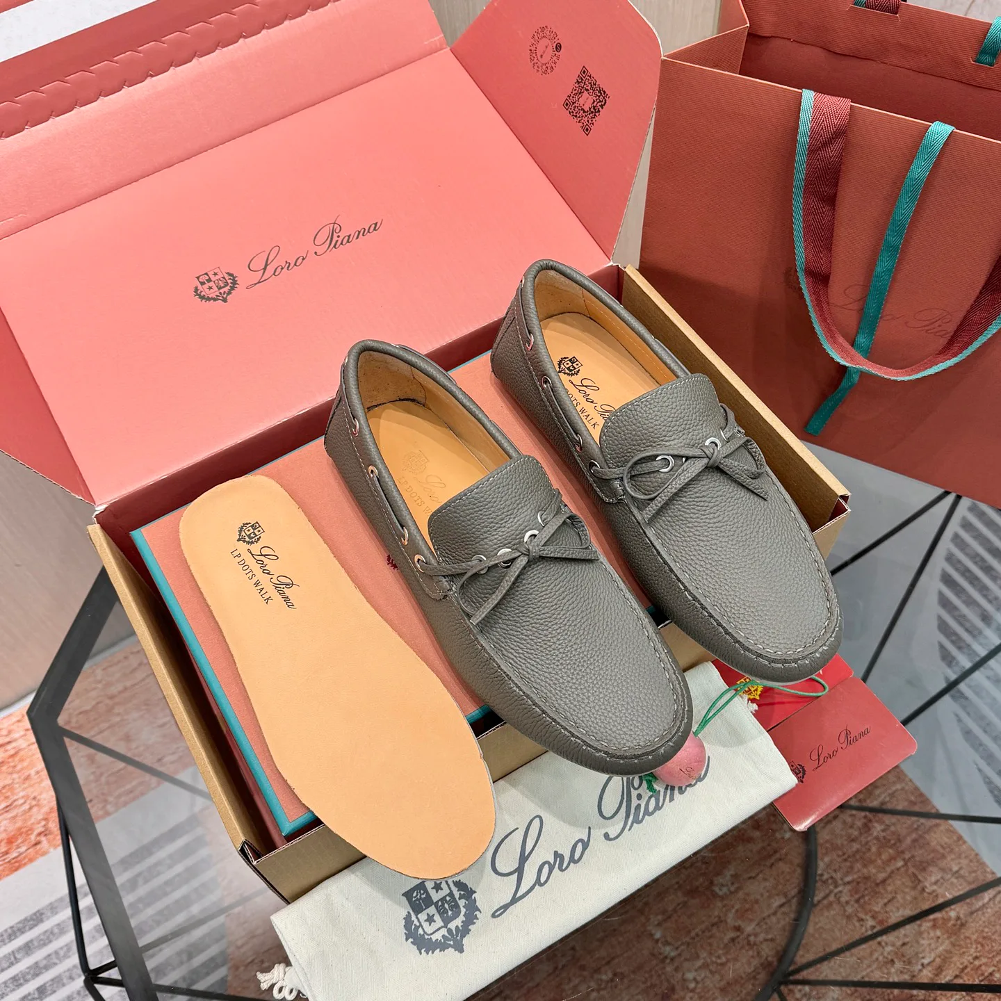 Мокасины Мужские Loro Piana 11472764