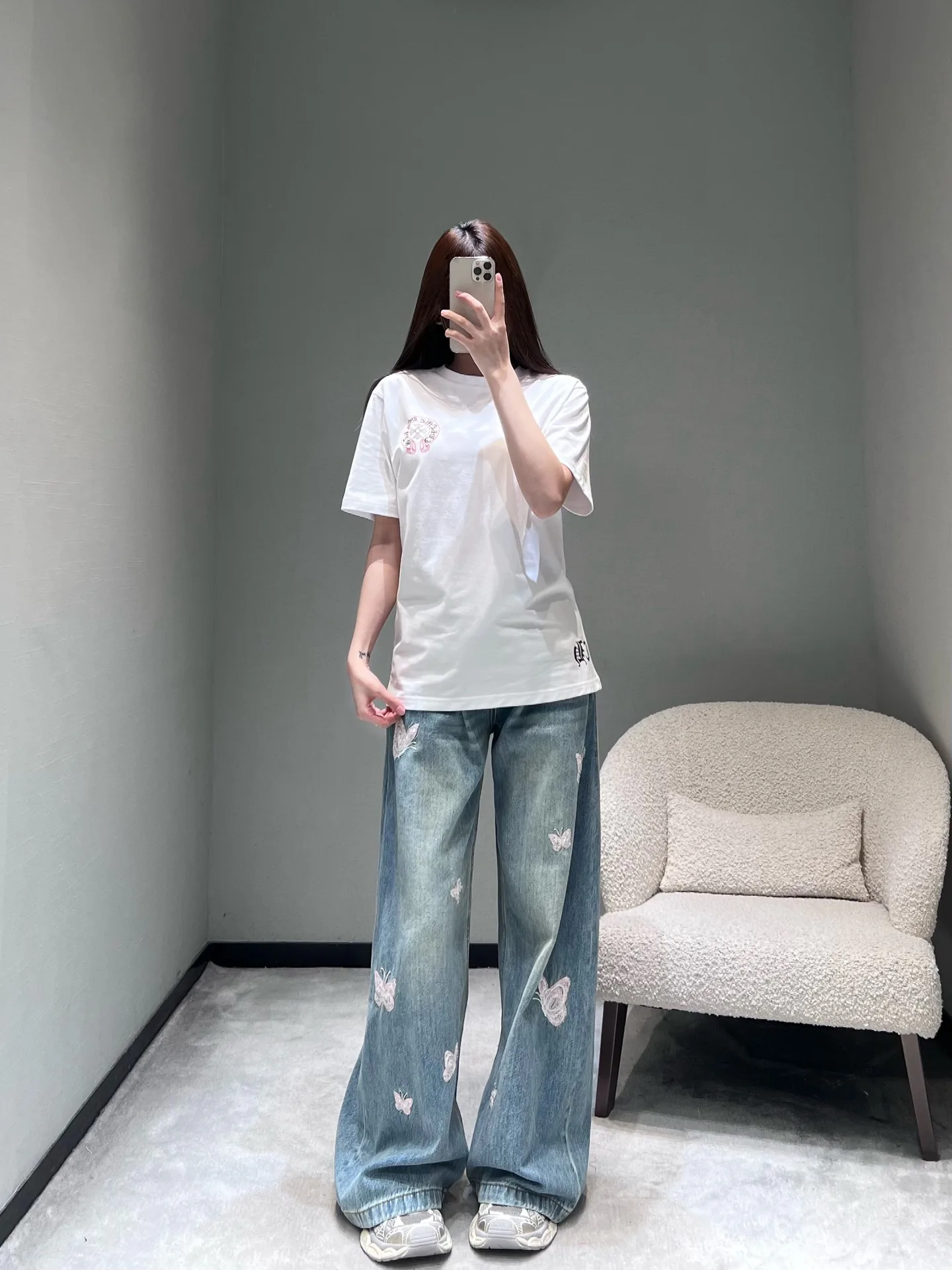 Футболки Женские Chrome Hearts 2707858