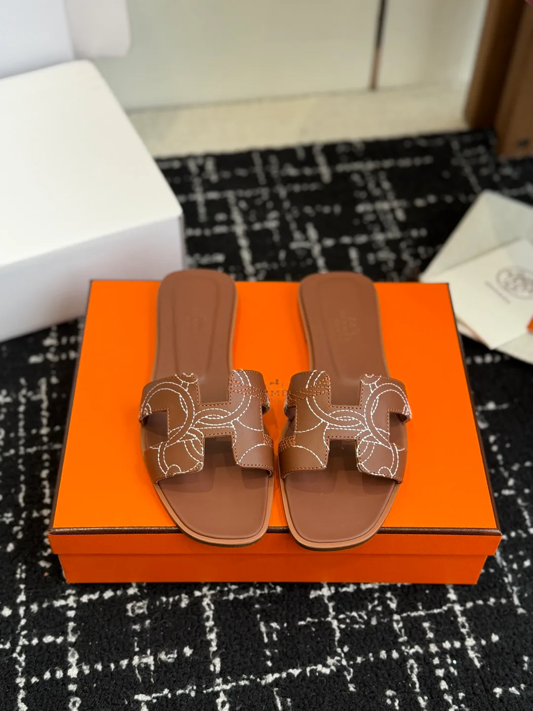 Шлепанцы Женские Hermes 398913