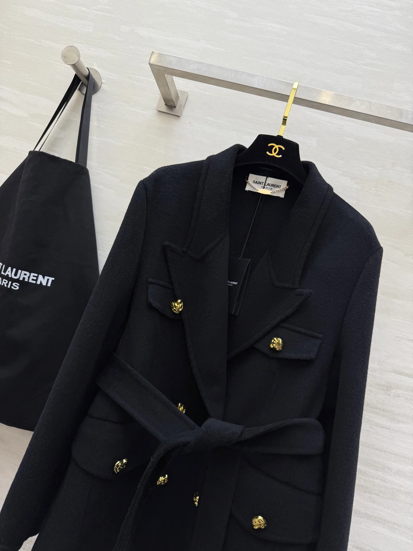 Пальто И Тренчи Мужские Saint Laurent 773901