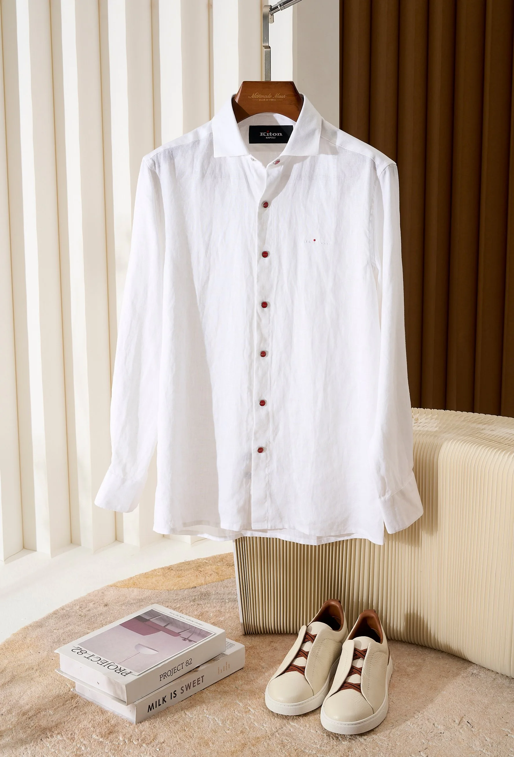 Рубашки Мужские Kiton 18509991