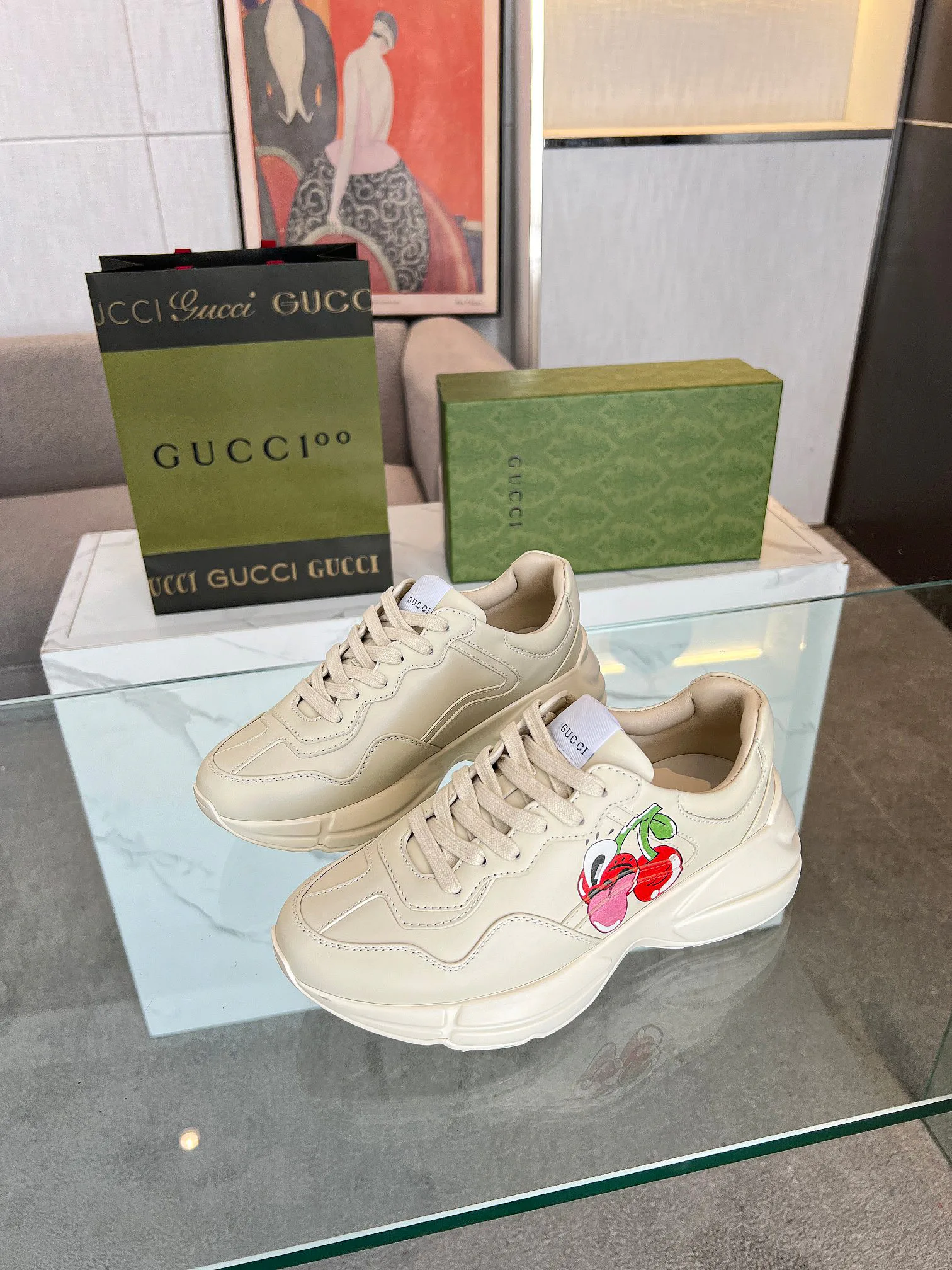Кроссовки Женские Gucci 13472