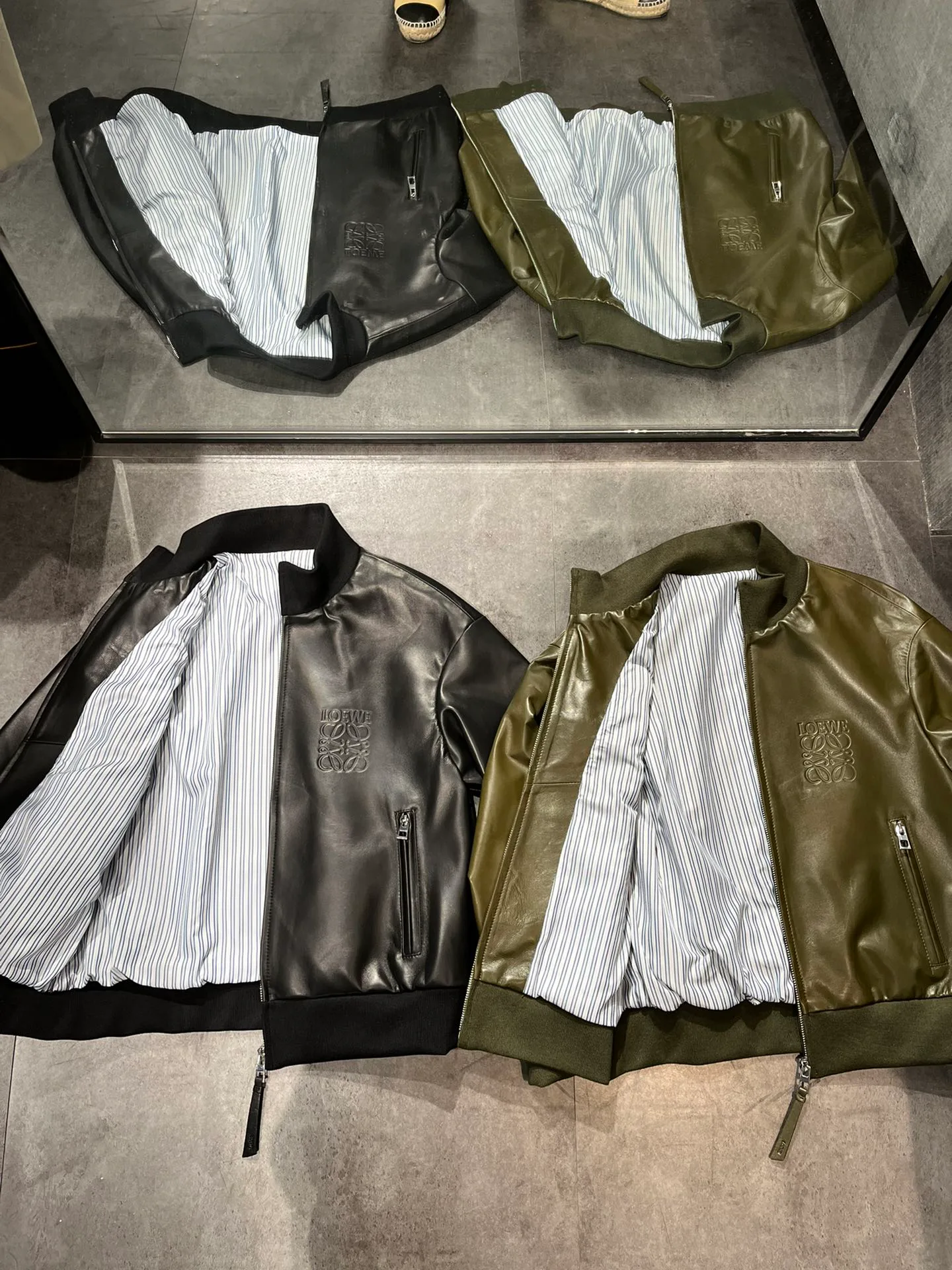 Кожаные Куртки И Дублёнки Мужские Loewe 11182577