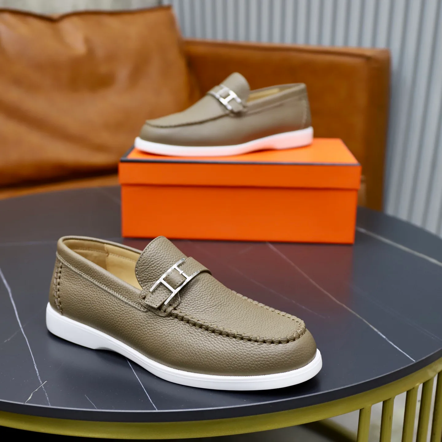 Лоферы И Туфли Мужские Hermes 18103101