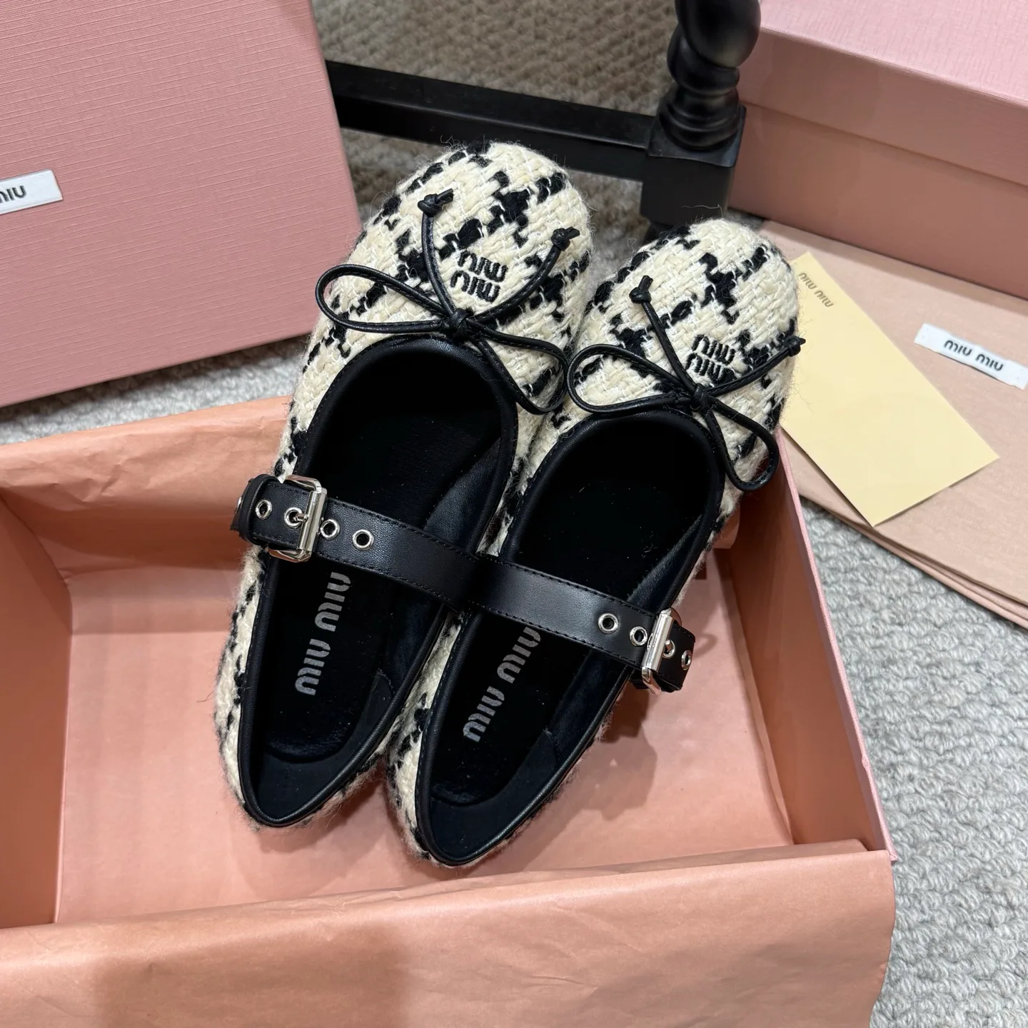 Балетки Женские Miu Miu 18676040