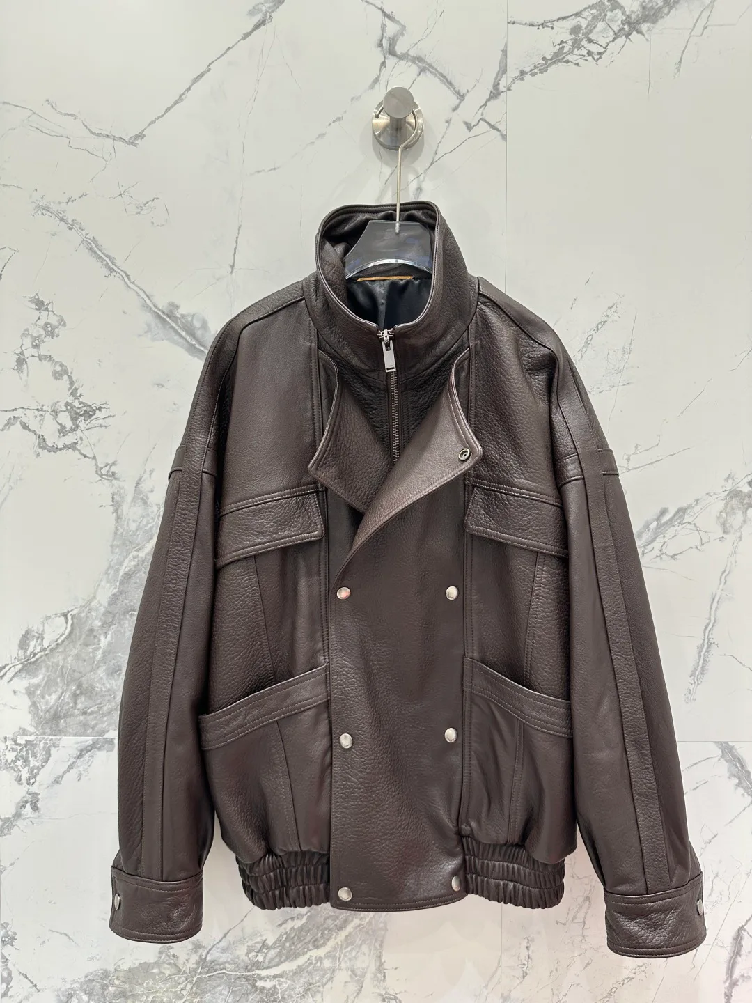 Кожаные Куртки И Дублёнки Мужские Saint Laurent 11546107