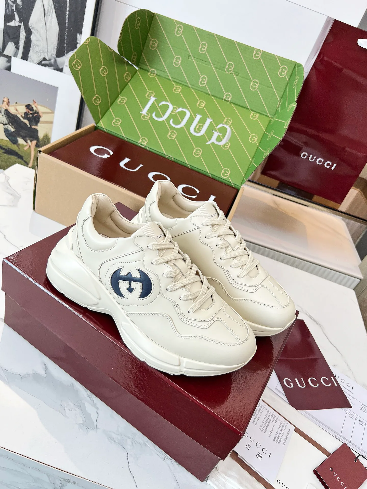 Кроссовки Женские Gucci 87787