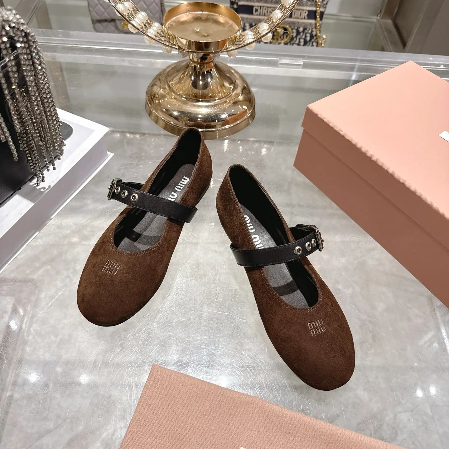 Балетки Женские Miu Miu 11677174