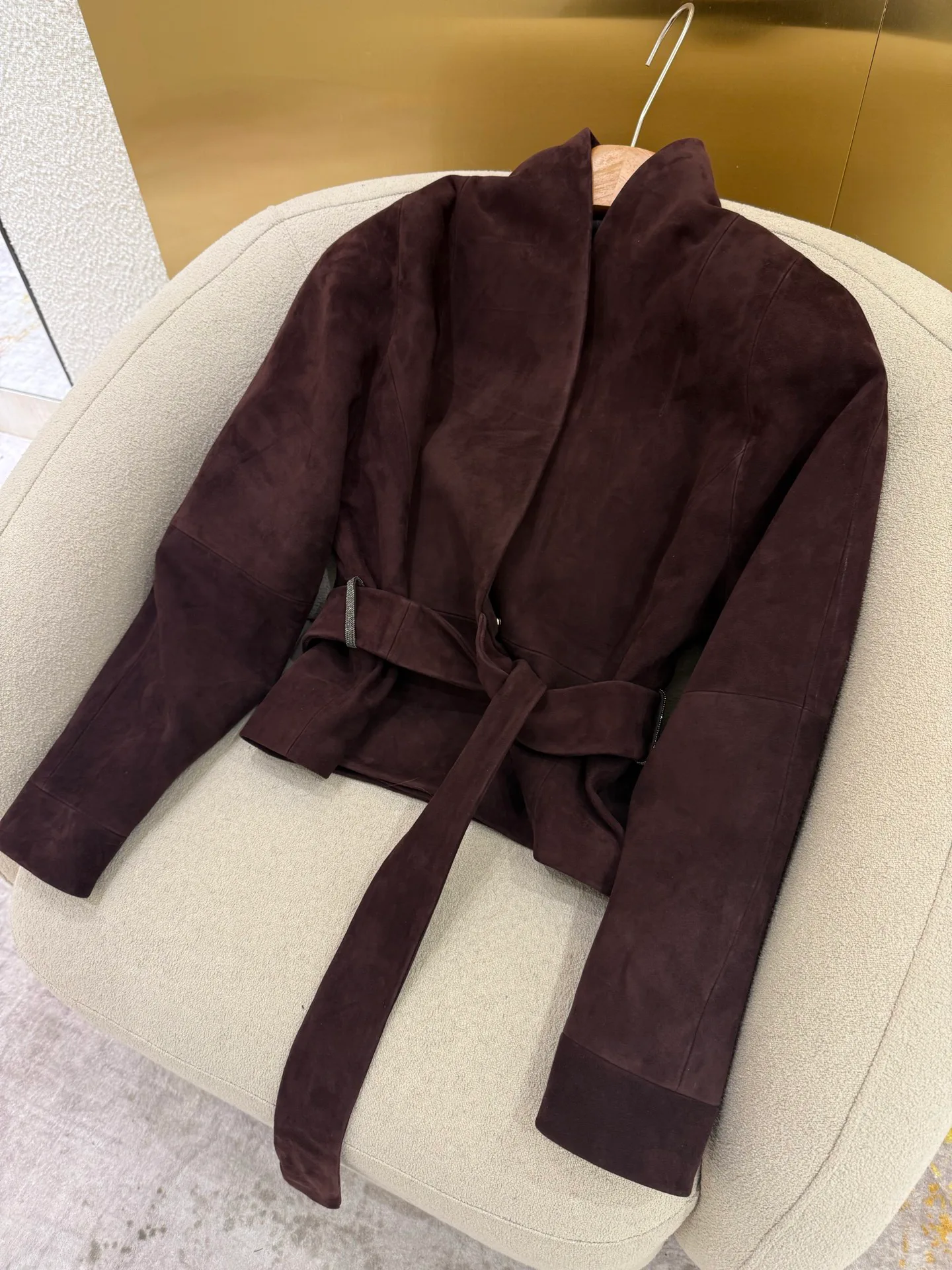 Кожаные Куртки И Дублёнки Женские Brunello Cucinelli 11544835