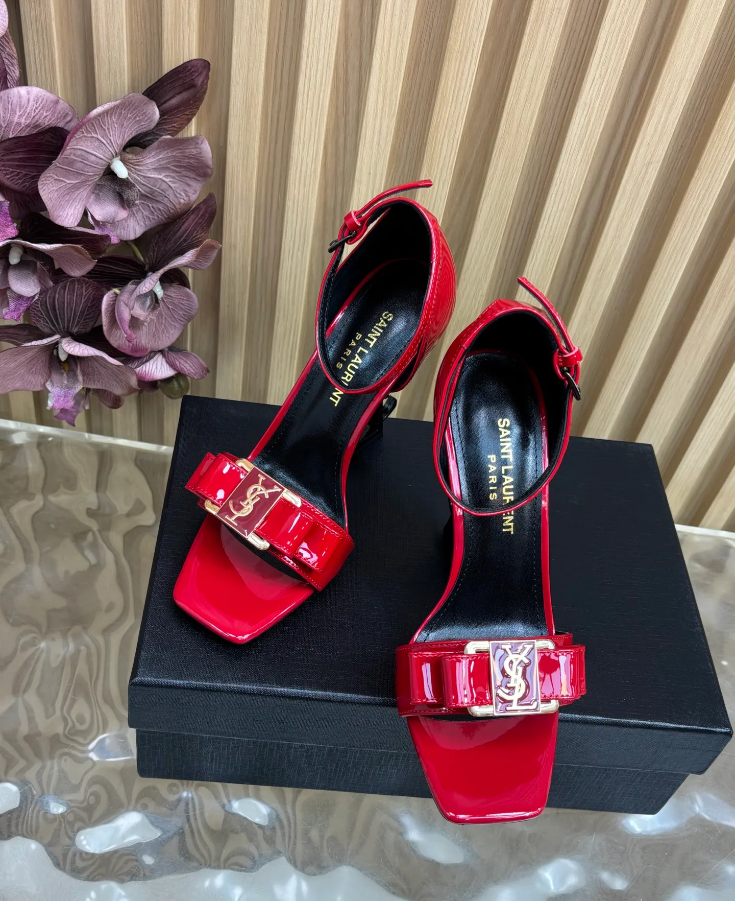 Босоножки Женские Saint Laurent 11490720