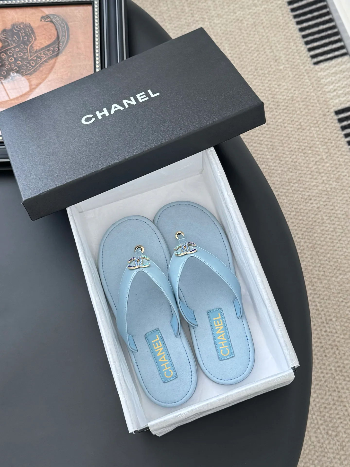 Шлепанцы Женские Chanel 1818709