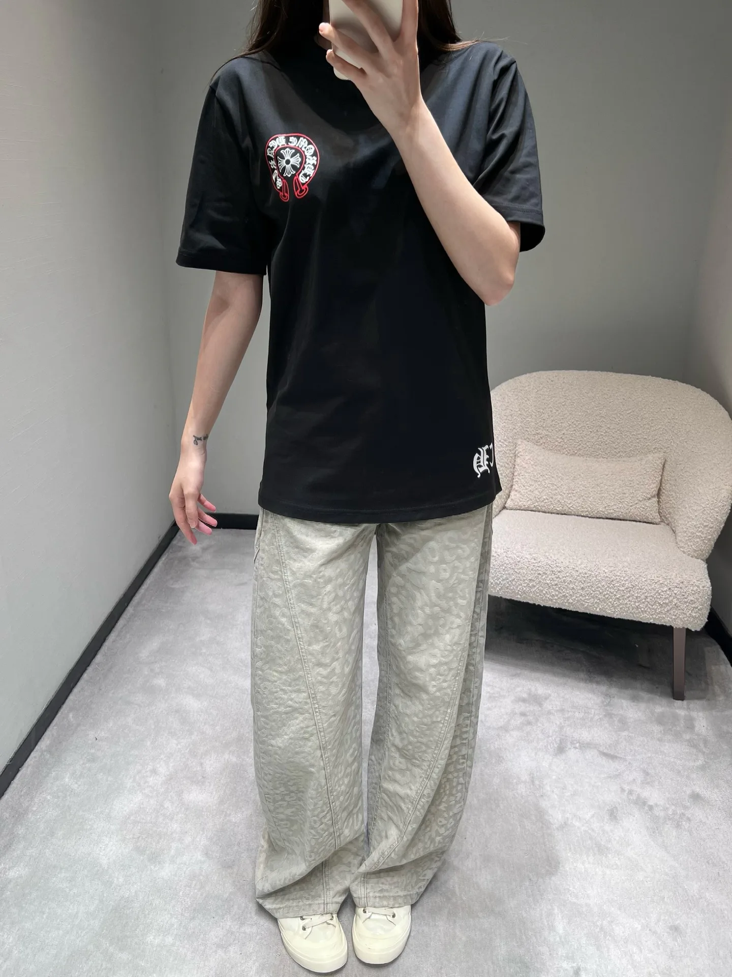 Футболки Женские Chrome Hearts 2707860