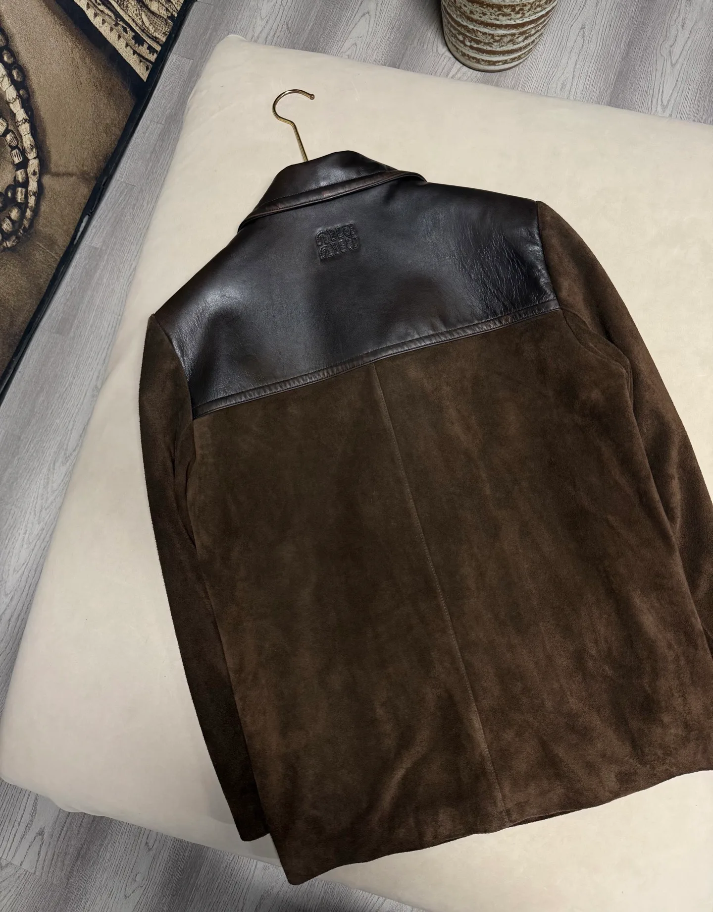 Кожаные Куртки И Дублёнки Женские Miu Miu 18358904