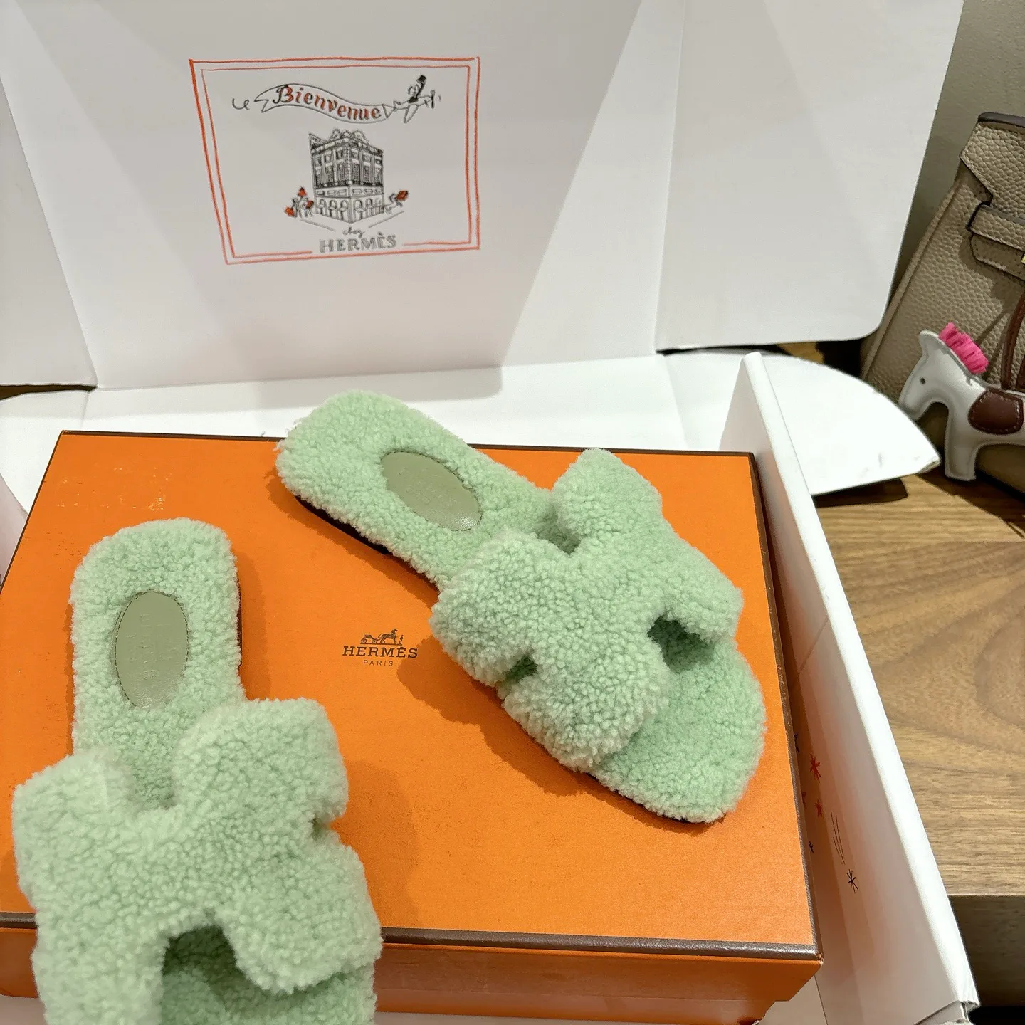 Тапочки Женские Hermes 4500897