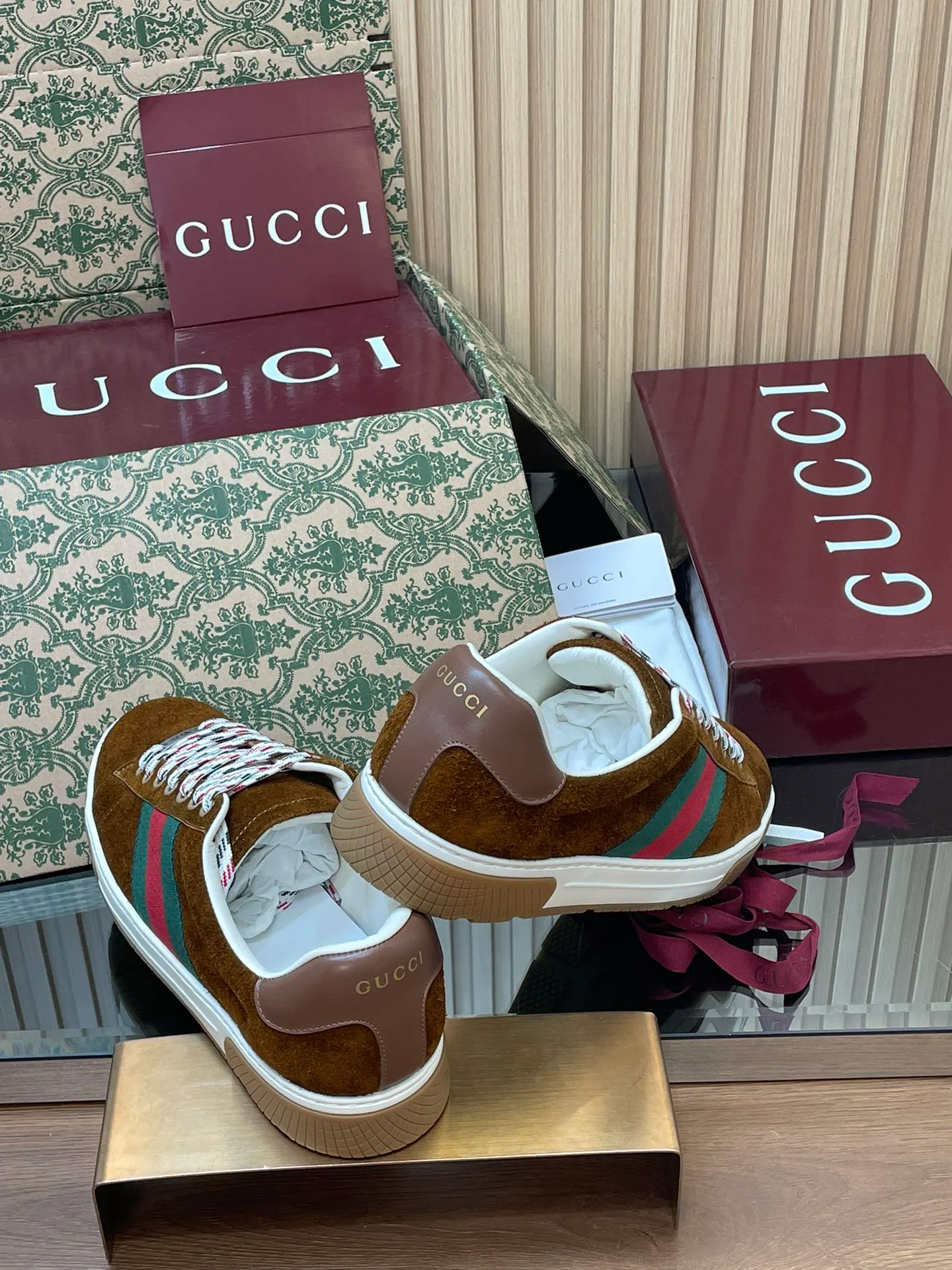 Кроссовки Мужские Gucci 3443597