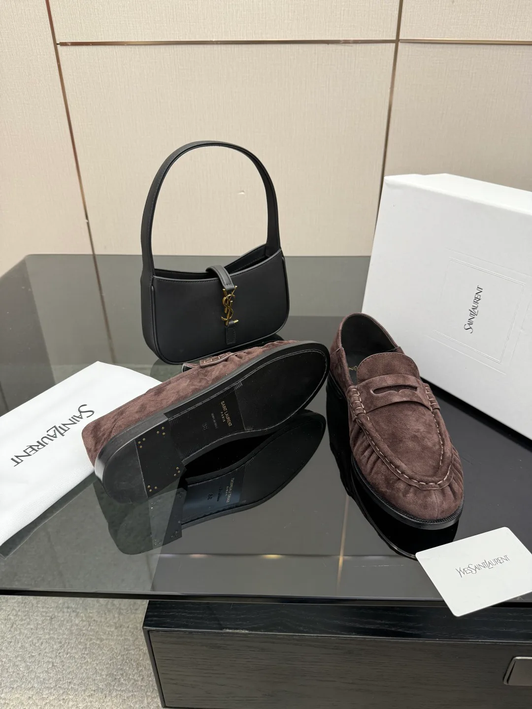 Лоферы Женские Saint Laurent 375001