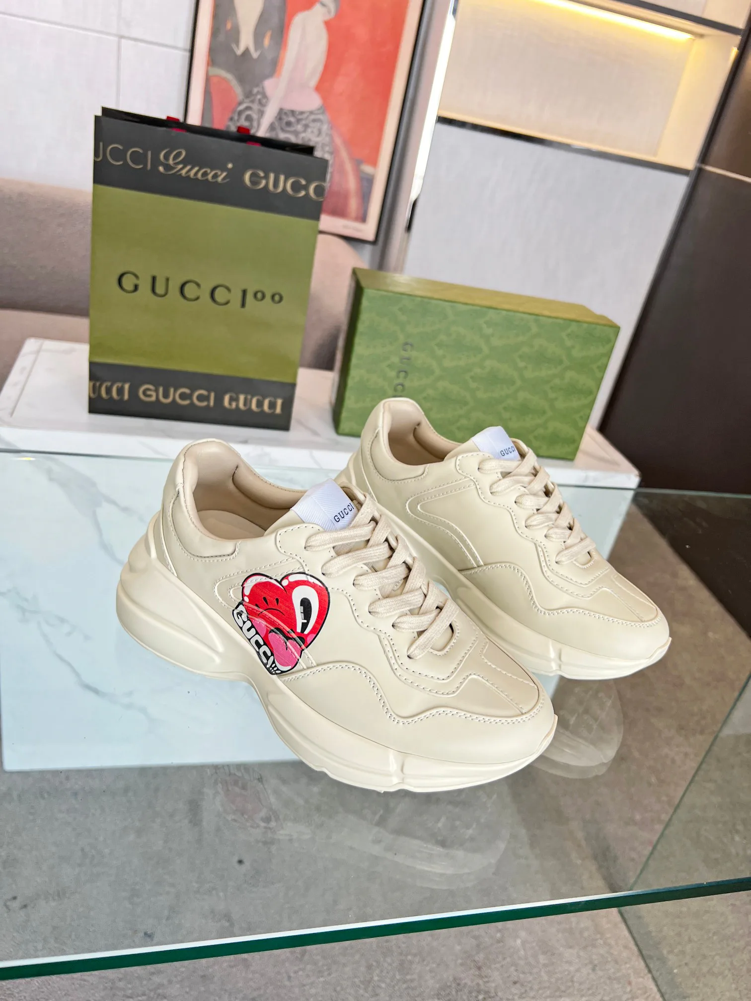 Кроссовки Женские Gucci 13472