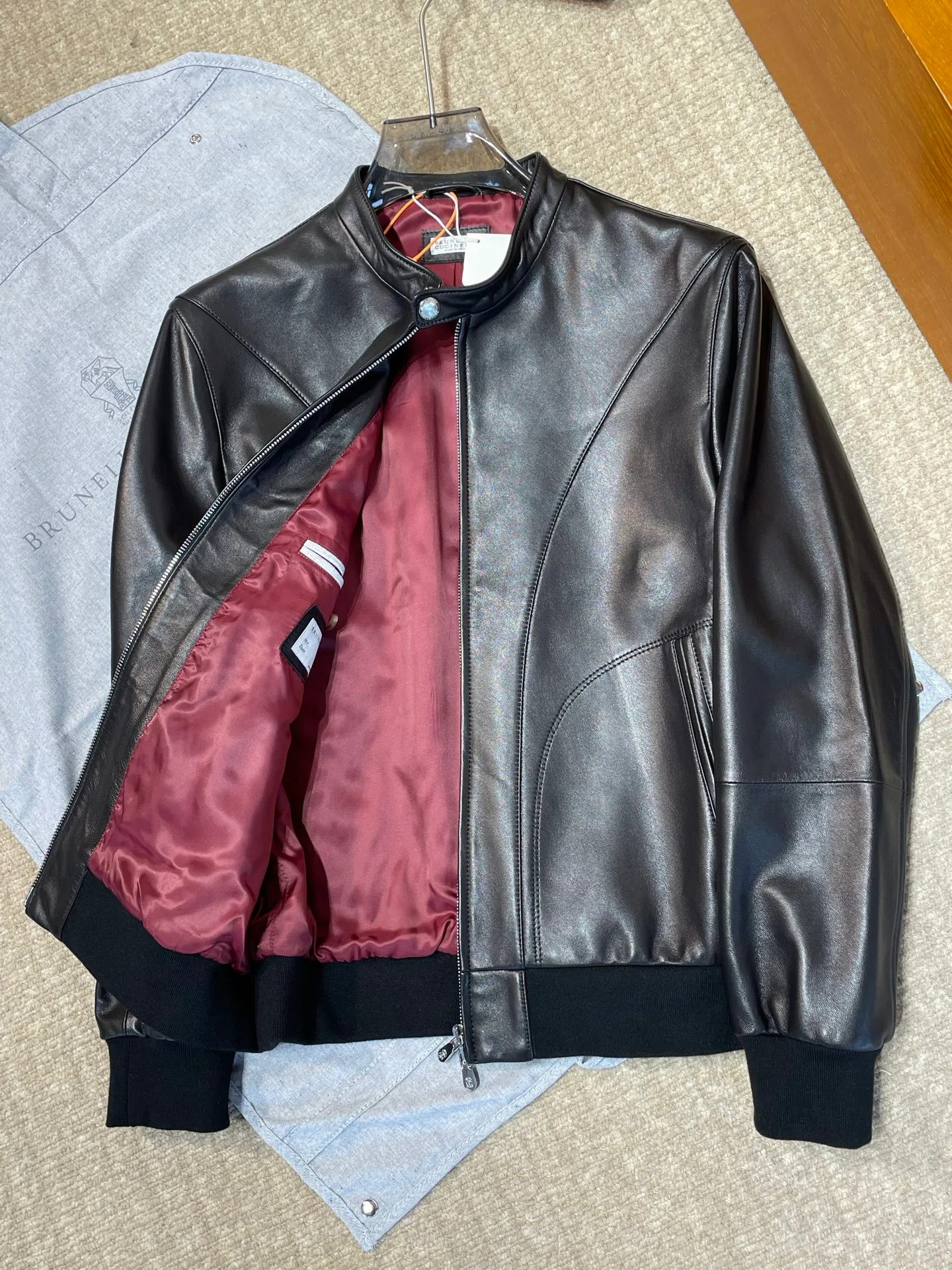 Кожаные Куртки И Дублёнки Женские Brunello Cucinelli 18235915