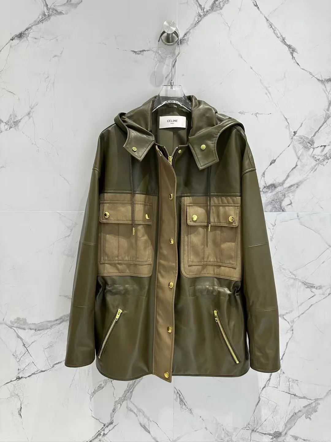 Кожаные Куртки И Дублёнки Женские Celine 11868466