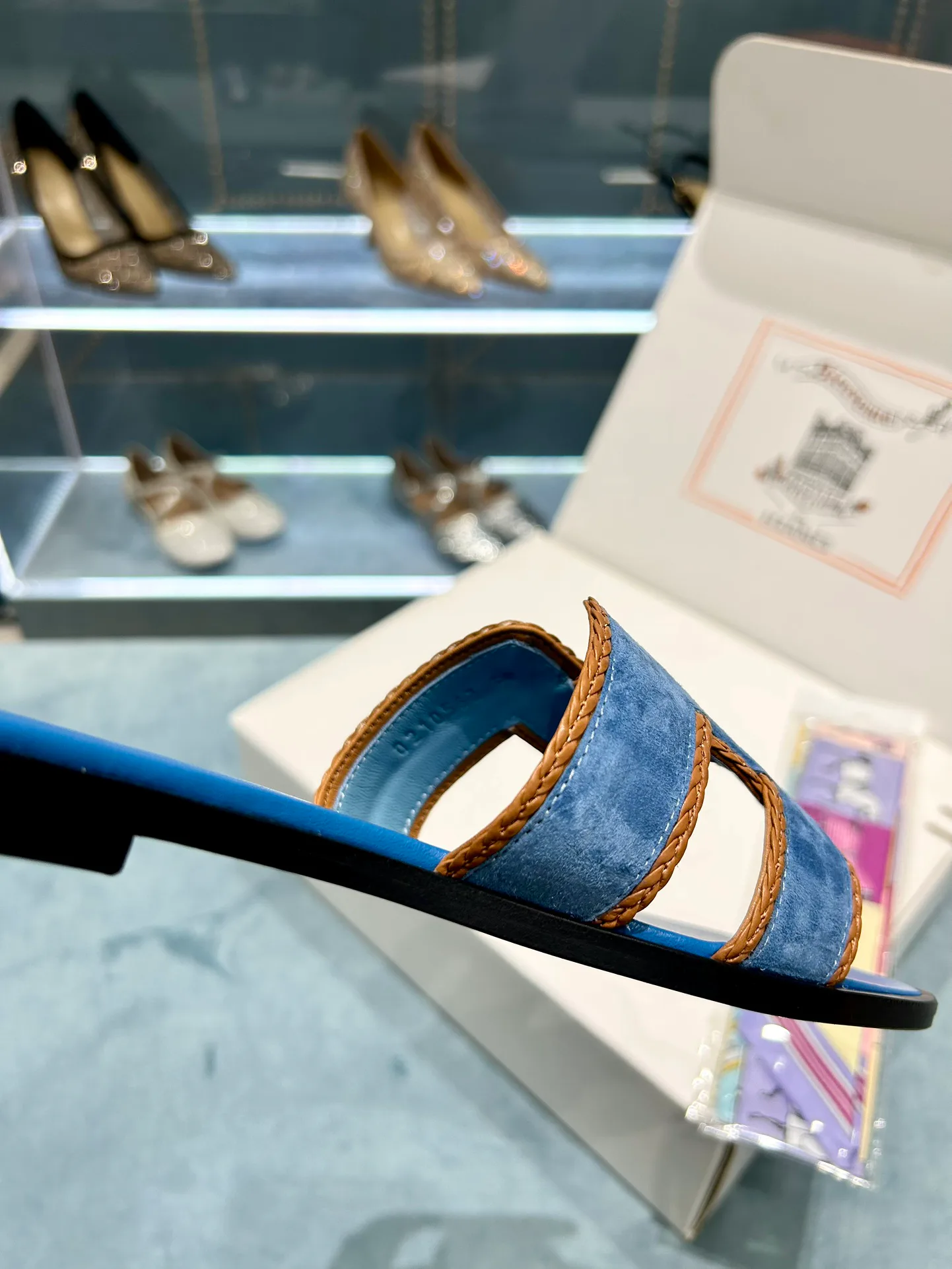 Шлепанцы Женские Hermes 9878139