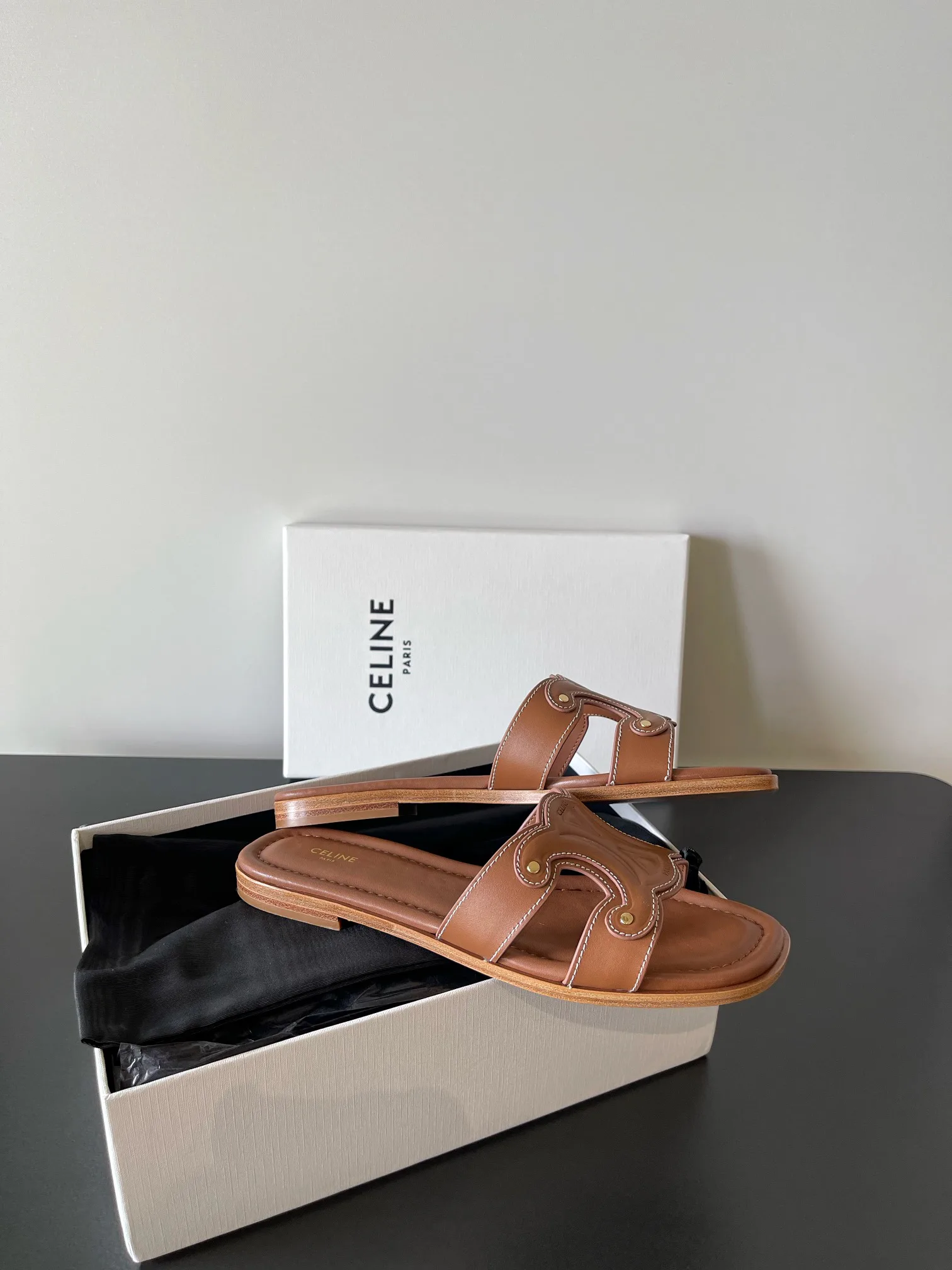 Шлепанцы Женские Celine 1462748