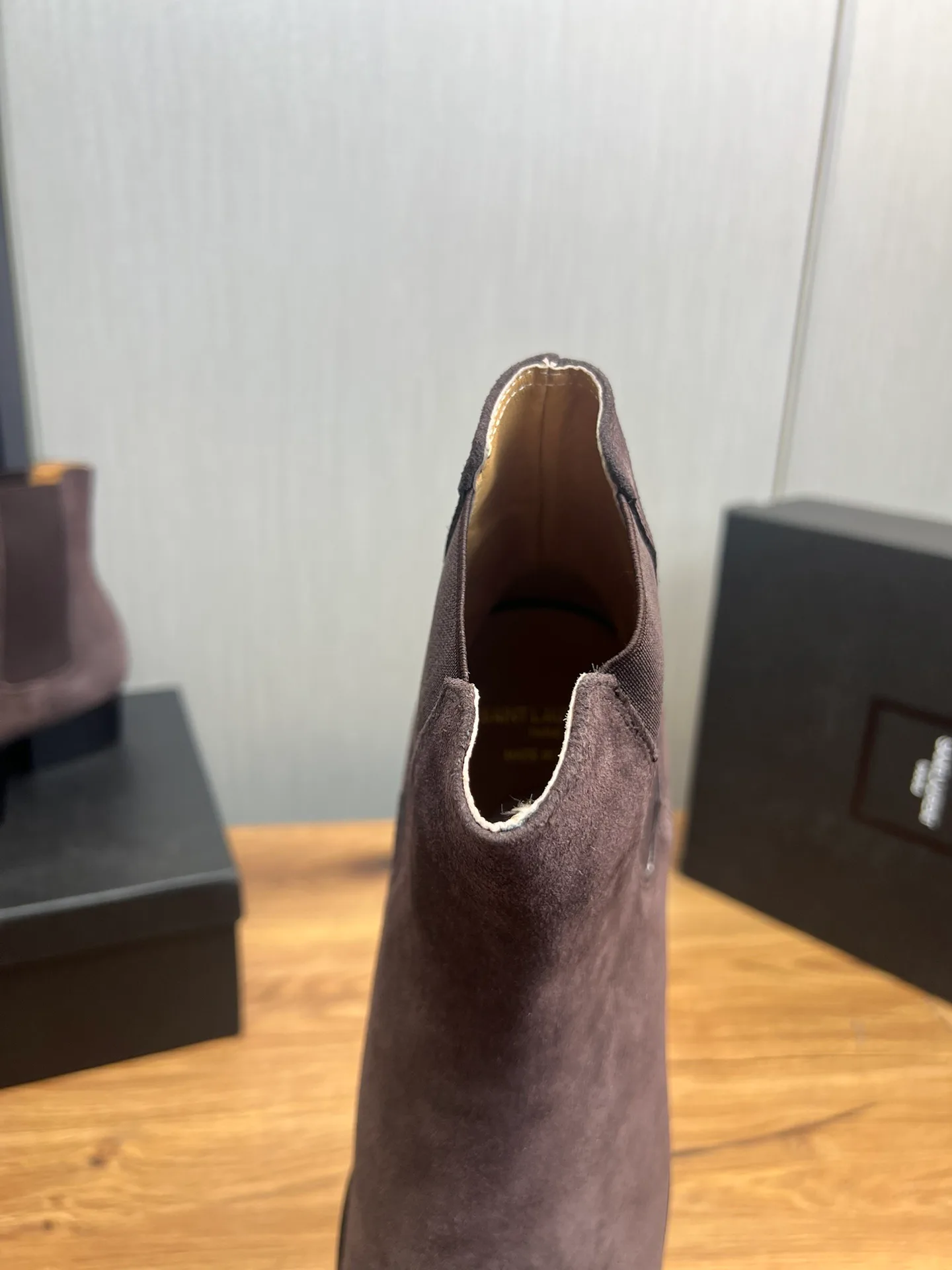 Ботинки Мужские Saint Laurent 1261419