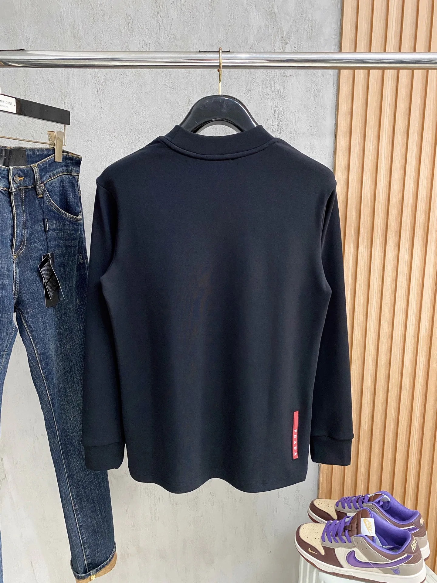 Лонгсливы Мужские Prada 1101256