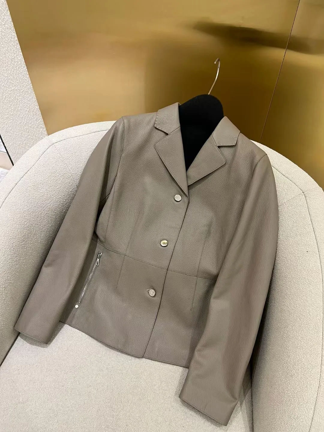 Кожаные Куртки И Дублёнки Женские Hermes 11698015